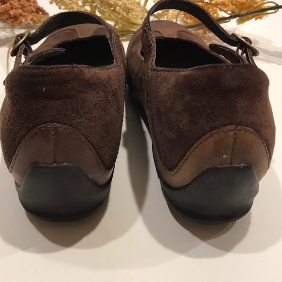 MERRELL suede leather Mary Jane ankle strap 10 - Picture 8 of 8